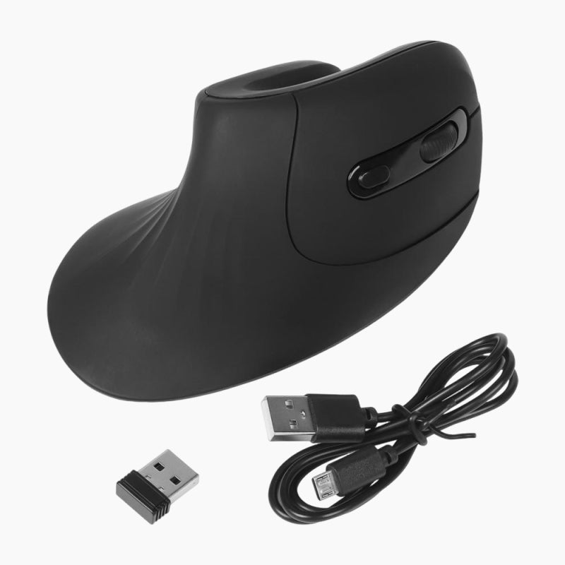 SoftClick | Ergonomische muis – Geluidsarm, soepele klik, comfortabel voor werk en gaming