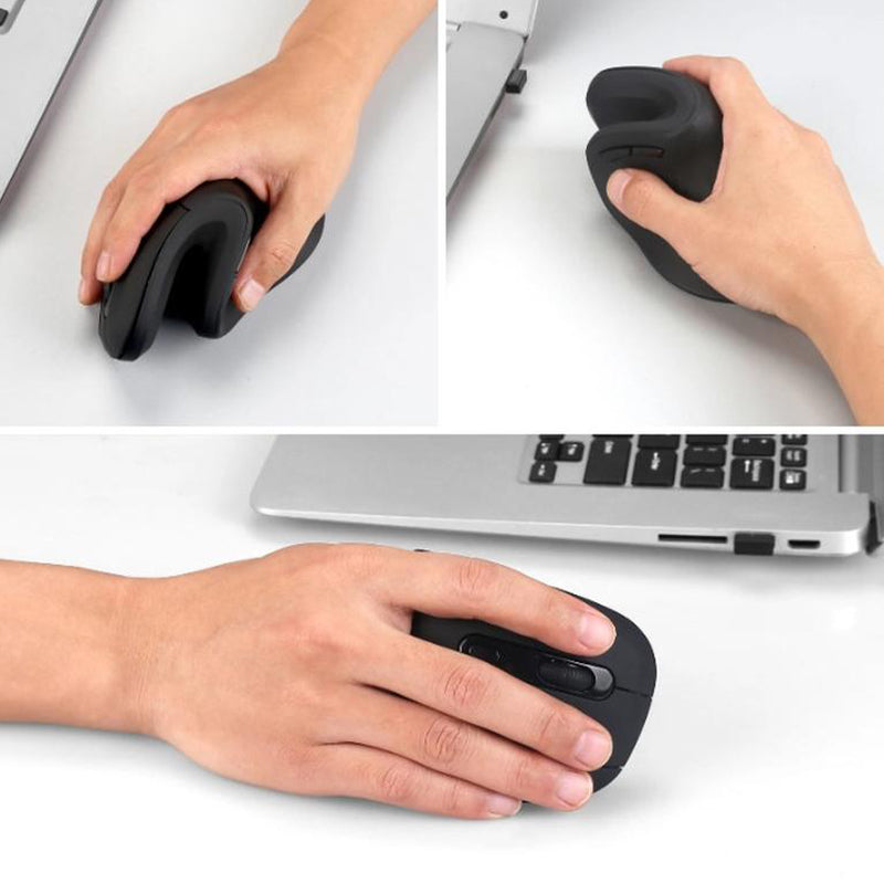SoftClick | Ergonomische muis – Geluidsarm, soepele klik, comfortabel voor werk en gaming