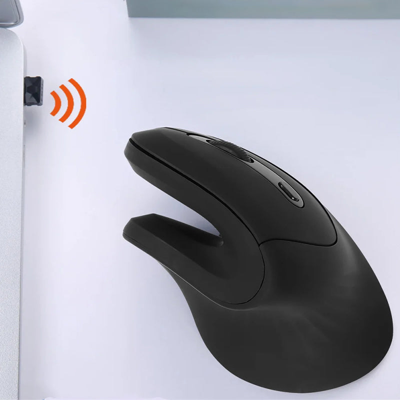 SoftClick | Ergonomische muis – Geluidsarm, soepele klik, comfortabel voor werk en gaming