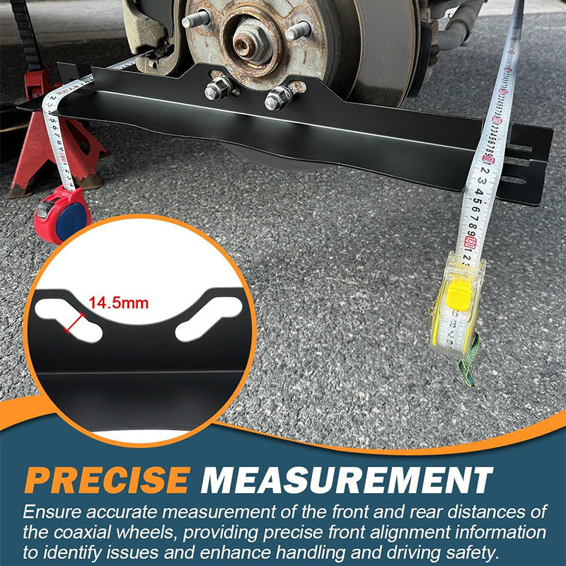 SafeTrack | Antislip wieluitlijningsplaat - Premium roestvrijstalen positioneringsgereedschap voor banden en krikken