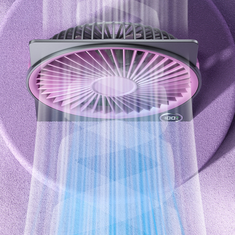 DeskBreeze | USB-oplaadbare mini bureauventilator – draagbare stille USB-burea ventilator