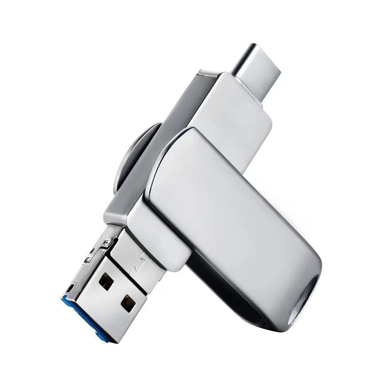 SyncDrive | 4-in-1 flashdrive – iPhone Lightning, Android OTG, Type-C & USB, snelle gegevensoverdracht