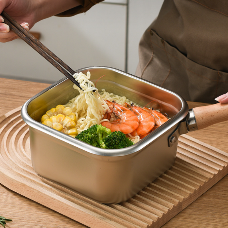 AllInPan | Multifunctionele braadpan set – stoompan, frituurpan, kookpan, vergiet & voedsel