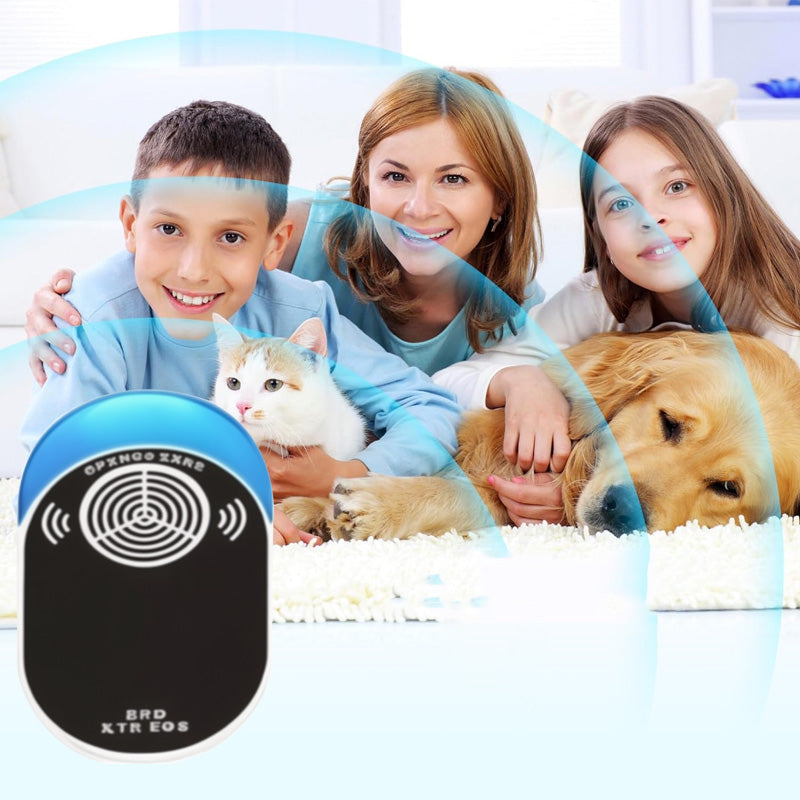 PestWave | Ultrasone muizenverjager voor huis en garage, humaan, niet giftig, groot bereik, instelbare frequentie