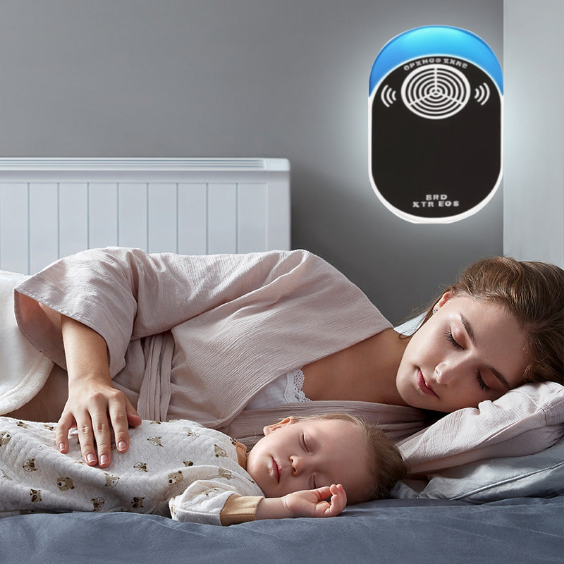 PestWave | Ultrasone muizenverjager voor huis en garage, humaan, niet giftig, groot bereik, instelbare frequentie