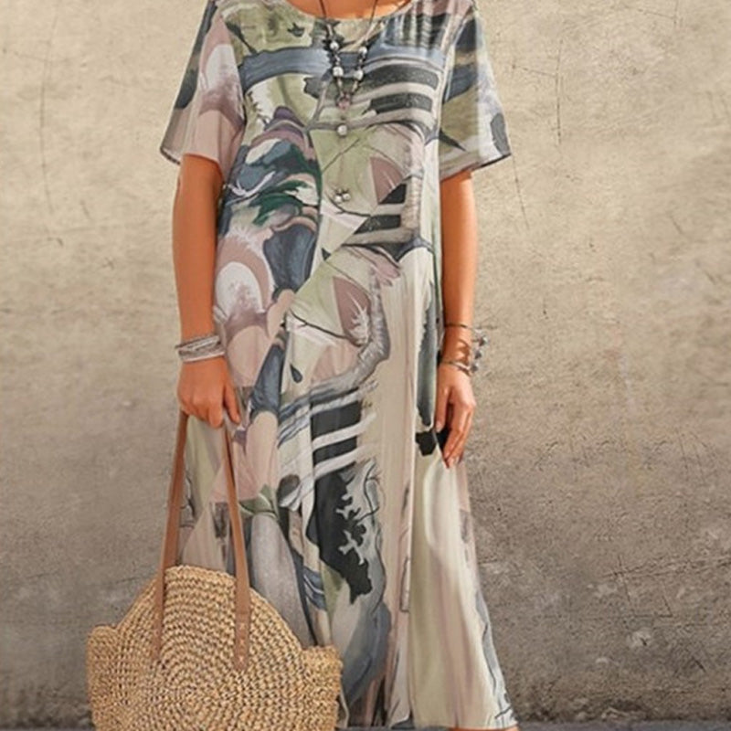 IFayelle | Strandjurk voor dames – Tropische, luchtige zomerse casual jurk