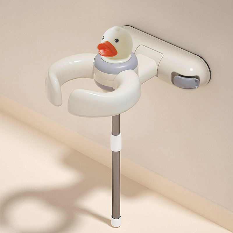 SafeSplash | Opvouwbare wandgemonteerde babybadstandaard met verstelbaar antislipoppervlak voor veilige babyverzorging