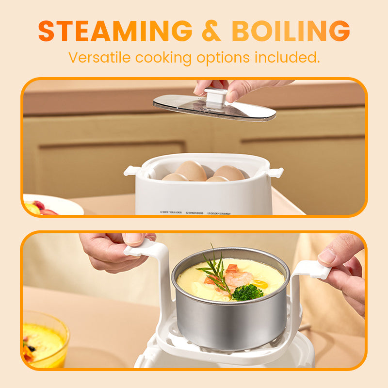 CookShell | Mini slimme eierkoker met touchbedieningspaneel