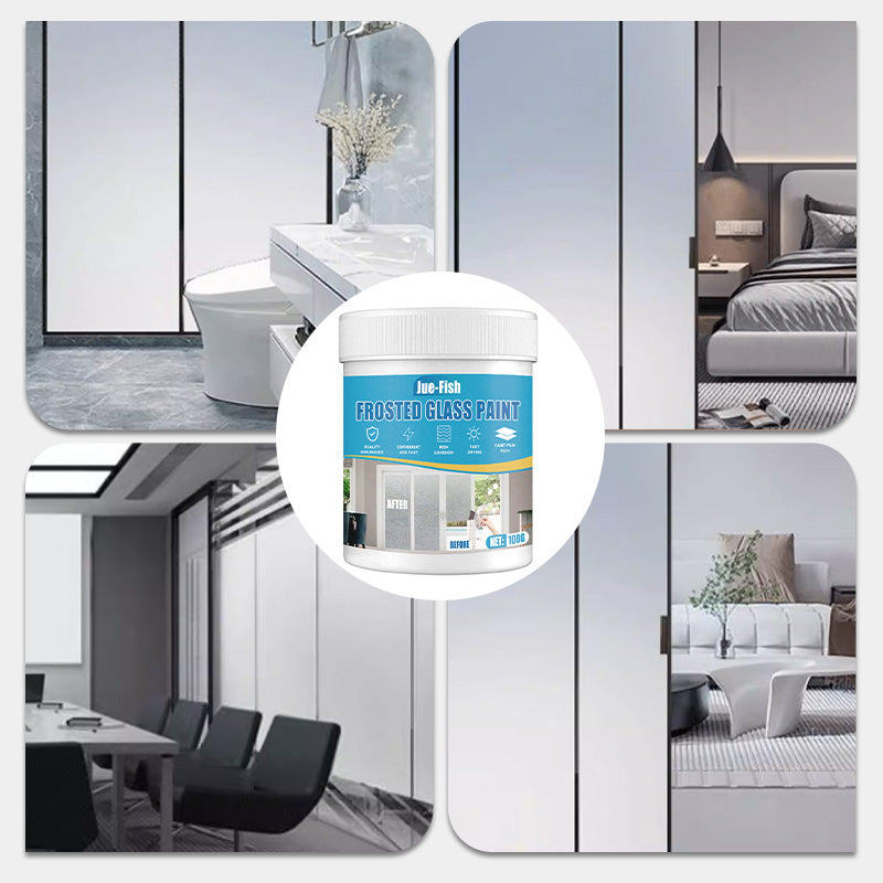 AuraShade | Matte glazen privacyfolie – Stijlvol waterdicht raamscherm met natuurlijk licht