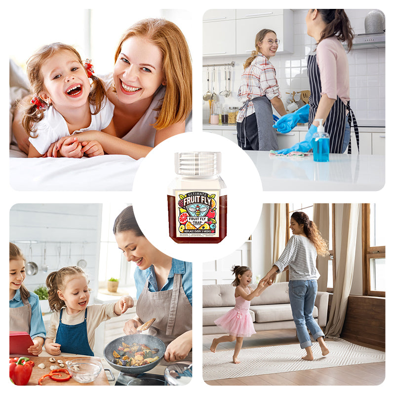 TrapLure | Fruitvliegval lokstof – Effectieve natuurlijke oplossing voor ongediertebestrijding in keuken, huis en tuin