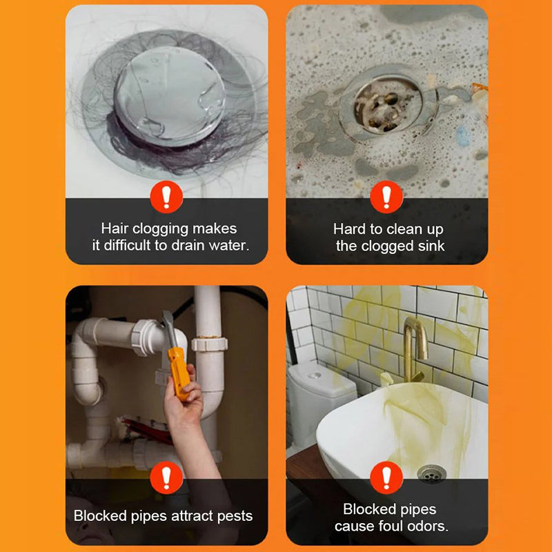 PipeClear | Multifunctionele afvoerreiniger – Krachtig poeder voor keukens, badkamers en toiletten