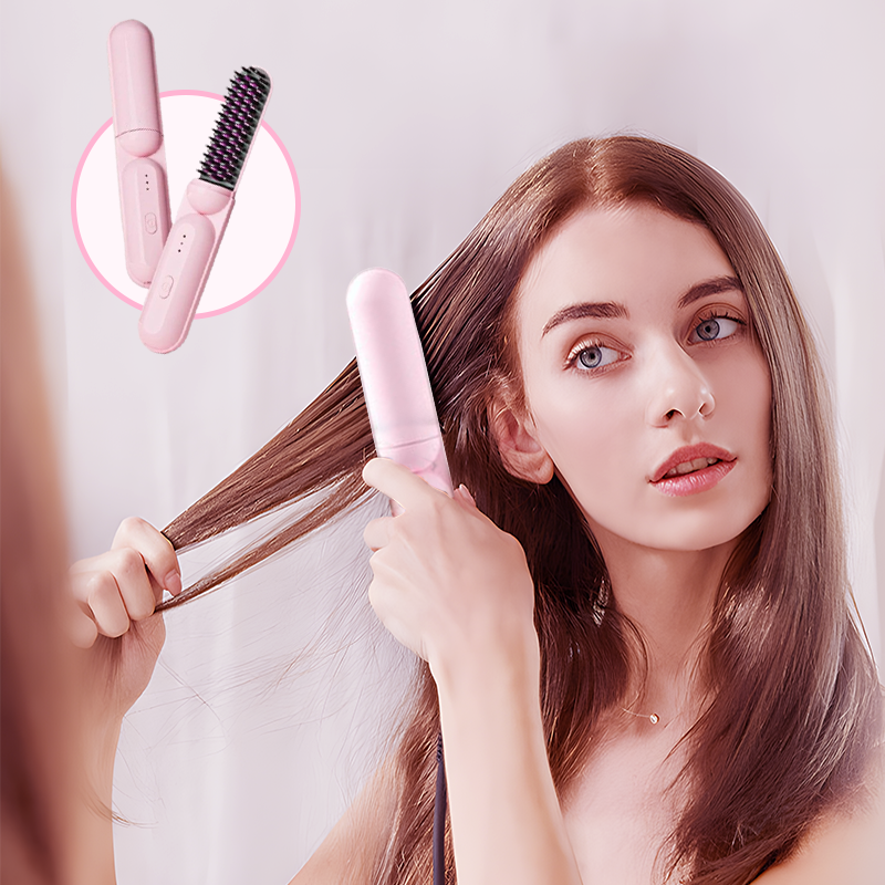 CurlSleek | Haarborstel met dubbele werking – stijlen of krullen, keramische warmte