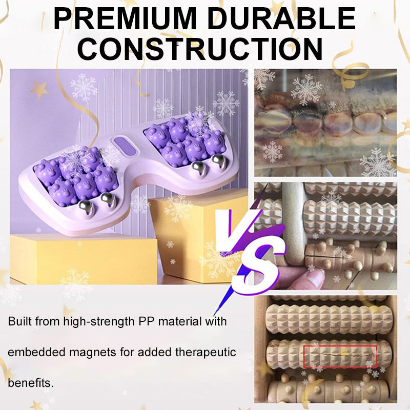 SoleZen | Draagbare dubbele massageroller – voetmassageapparaat, pijnverlichting