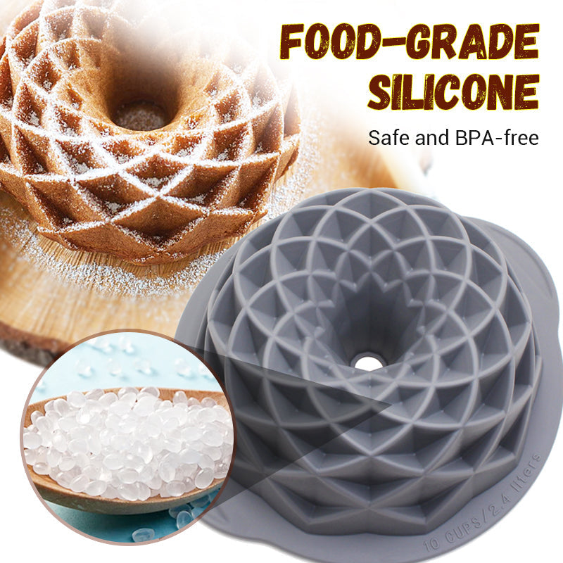 SilicoBake | Siliconen antiaanbak bakvormen – Hittebestendige ovenvorm voor taarten, muffins en desserts
