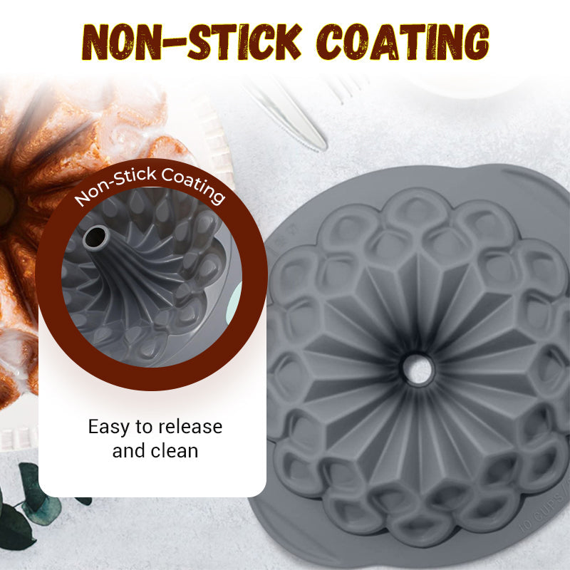 SilicoBake | Siliconen antiaanbak bakvormen – Hittebestendige ovenvorm voor taarten, muffins en desserts