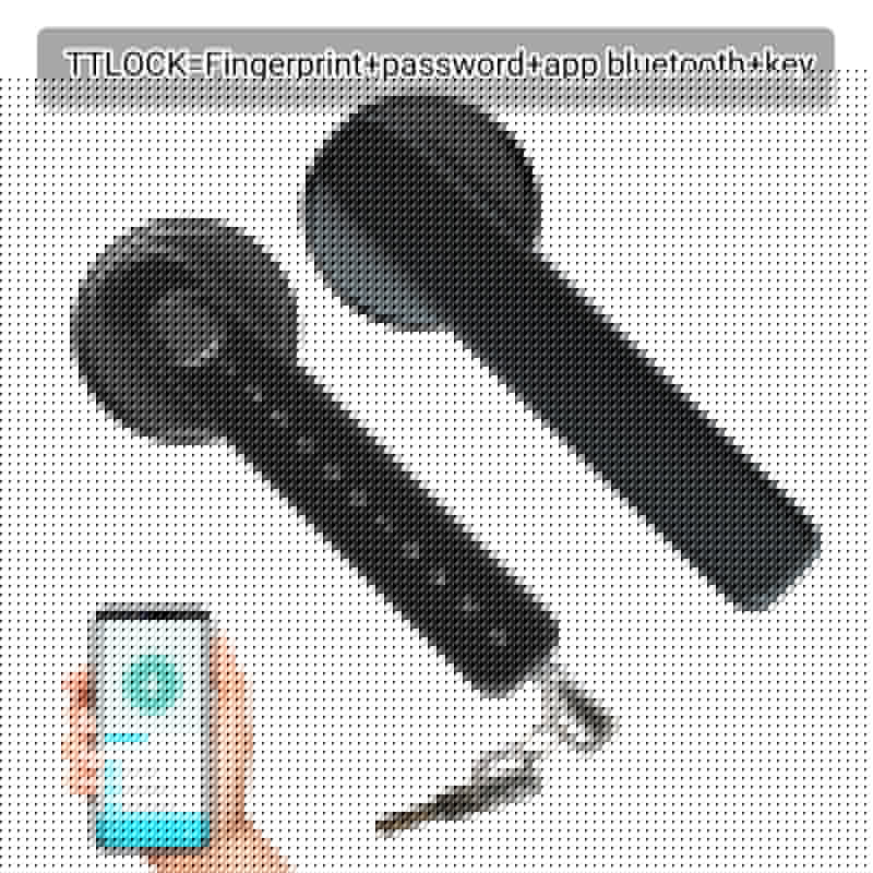 KeylessX | Vingerafdruk Smart Deur Slot met Bluetooth