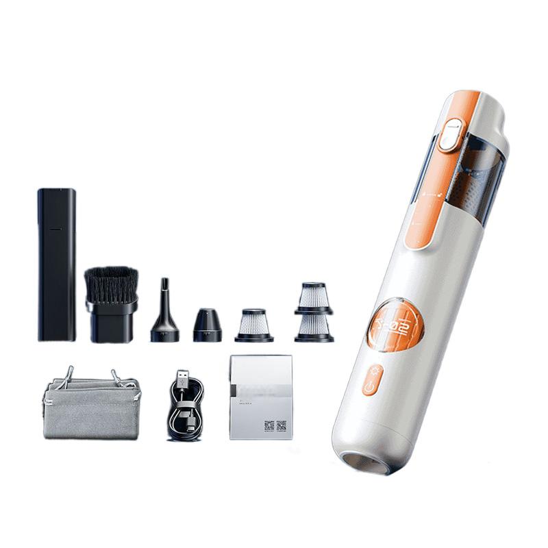 Handivac | 5-in-1 Draadloze Handstofzuiger Set – Krachtige Zuigkracht, Blazen, Borstelen & Auto Accessoires