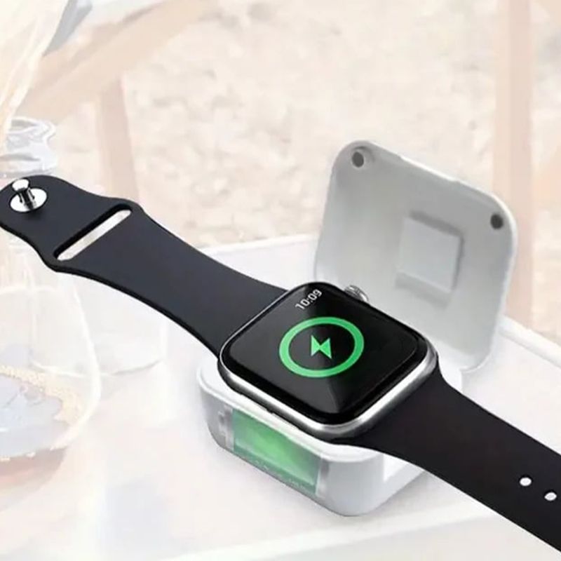 VoltWrist | Compacte draadloze oplader voor smartwatches – Snel magnetisch opladen, geschikt voor op reis