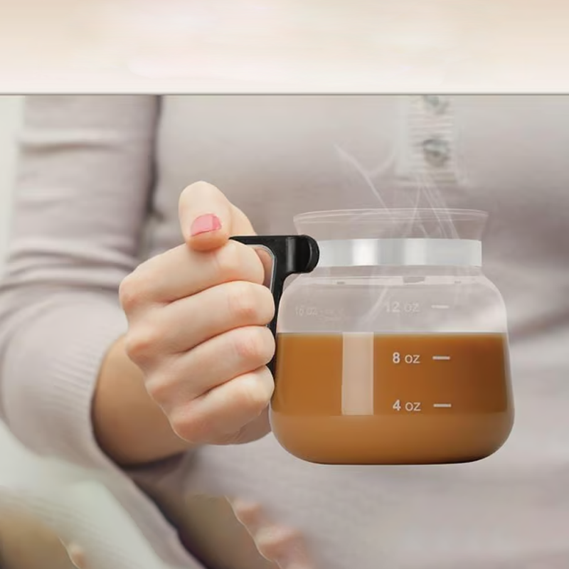 SipNSeal | Grote glazen koffiemok – inclusief deksel, hittebestendig, ergonomisch, veilig en stijlvol voor koffie