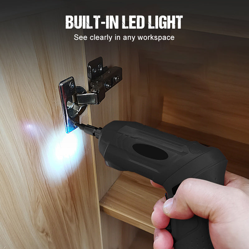 ScrewVolt | 3,6 V oplaadbare accuschroevendraaierset – Compact elektrisch gereedschap