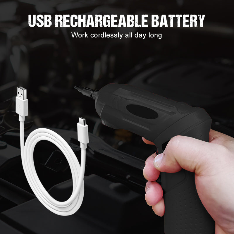 ScrewVolt | 3,6 V oplaadbare accuschroevendraaierset – Compact elektrisch gereedschap