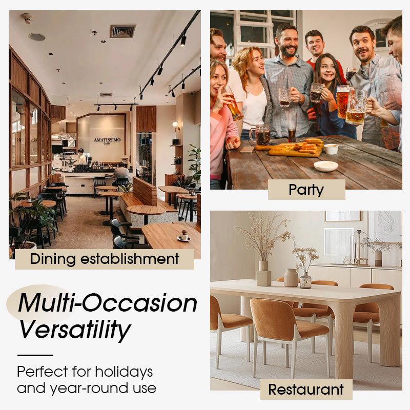 TwinkleAhead | Premium kersttafelkleed – Feestelijke eettafelkleed met klassieke rode en groene print