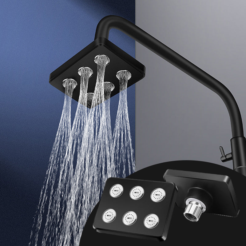 HydroTwist | Vierkante douchekop – draaibaar, krachtige waterstraal, eenvoudige installatie