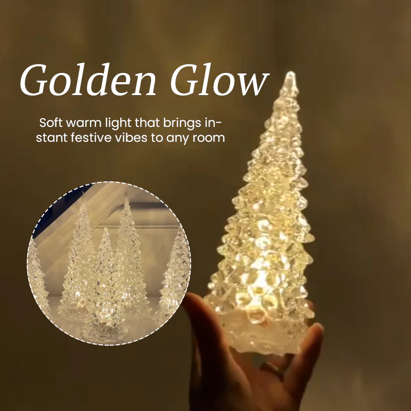 FrostAura | LED-kerstboom van acryl – kleurrijke verlichting voor de feestdagen