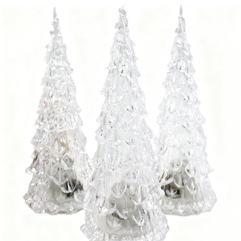 FrostAura | LED-kerstboom van acryl – kleurrijke verlichting voor de feestdagen