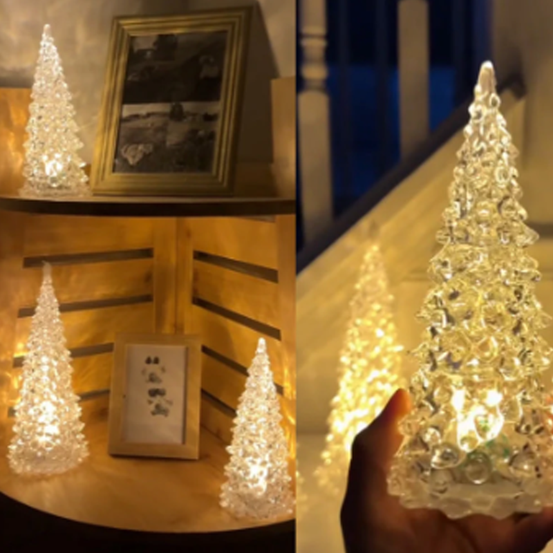 FrostAura | LED-kerstboom van acryl – kleurrijke verlichting voor de feestdagen