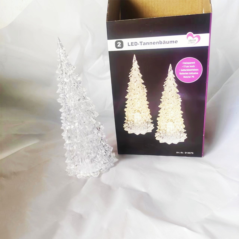 FrostAura | LED-kerstboom van acryl – kleurrijke verlichting voor de feestdagen