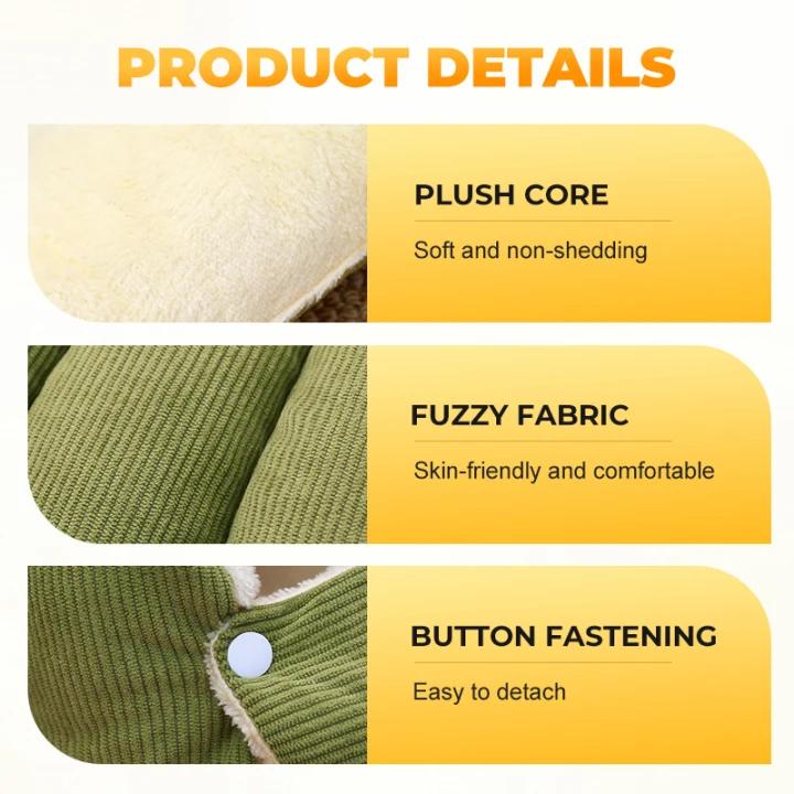 CuddleCave | Geïsoleerde pluche huisdierengrot – Comfort, ondersteuning en privacy voor katten en kleine honden