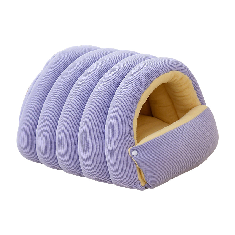CuddleCave | Geïsoleerde pluche huisdierengrot – Comfort, ondersteuning en privacy voor katten en kleine honden