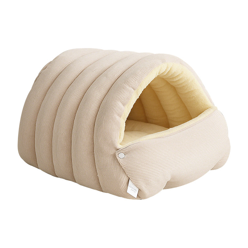 CuddleCave | Geïsoleerde pluche huisdierengrot – Comfort, ondersteuning en privacy voor katten en kleine honden
