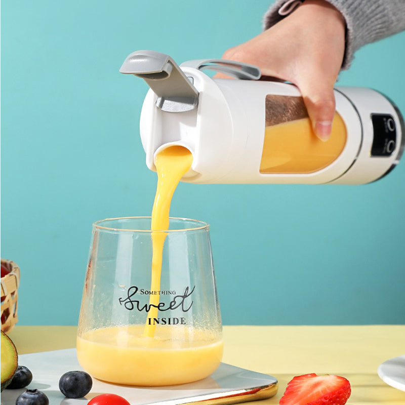 JuiceMate | Draagbare draadloze elektrische citruspers – sinaasappel-, citroen- en limoensapper