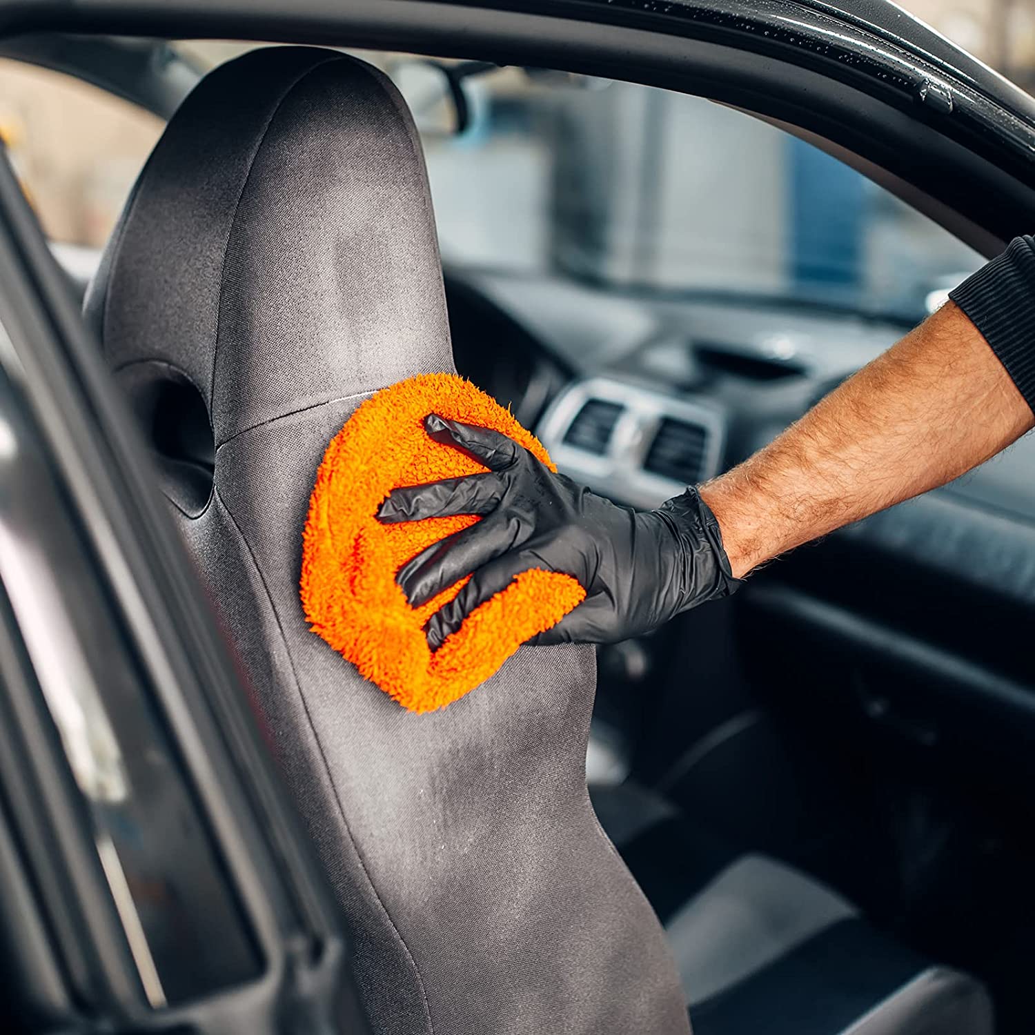 GloveX | Zwarte nitril wegwerphandschoenen – Sterke, flexibele, beschermende handschoenen voor schoonmaak