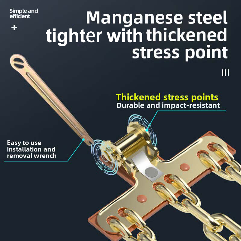 FrostGrip | Universele antislip sneeuwkettingen voor autobanden – Wintertractie en veiligheid