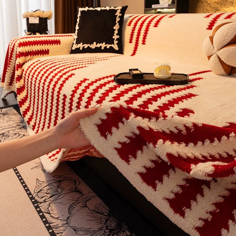 GripBlank | Antislip pluche deken met elastische randen