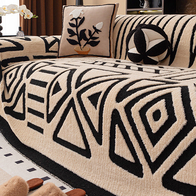 GripBlank | Antislip pluche deken met elastische randen