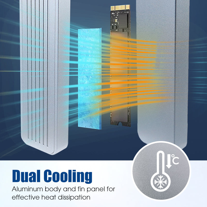 DriveMate | TurboSSD-behuizing – Externe behuizing met hoge snelheid USB 3.2