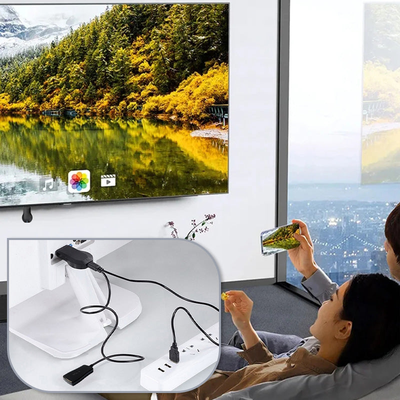 WiShare | Draadloze HDMI-adapter – HD-schermspiegeling voor tv's en apparaten