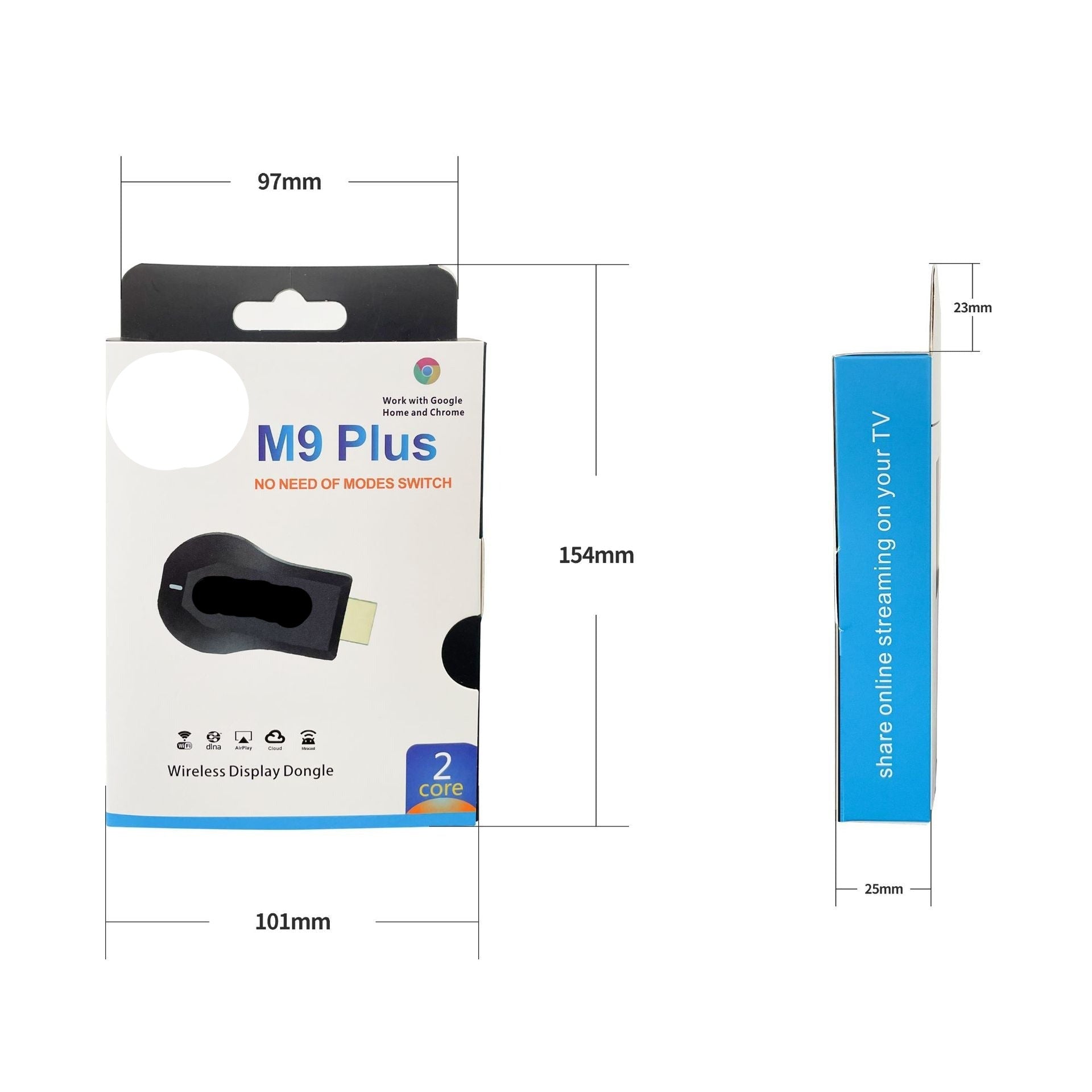 WiShare | Draadloze HDMI-adapter – HD-schermspiegeling voor tv's en apparaten