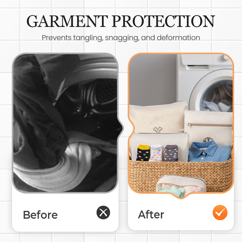 MeshEase | Washandjesset van mesh – Zachte verzorging van uw kleding, verborgen ritssluiting, duurzaam