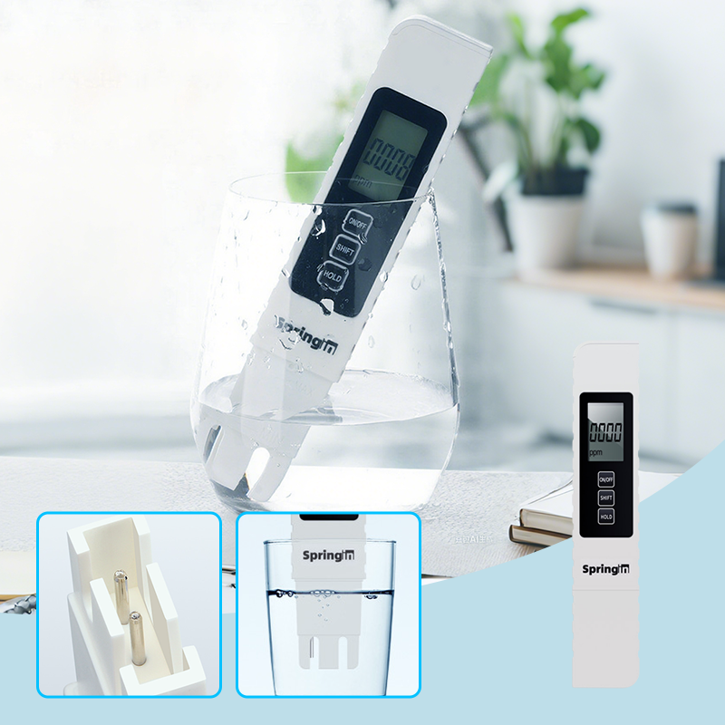 WaterScan | 3-in-1 TDS-waterkwaliteitstester – Draagbare LCD-meter voor TDS, geleidbaarheid en temperatuur