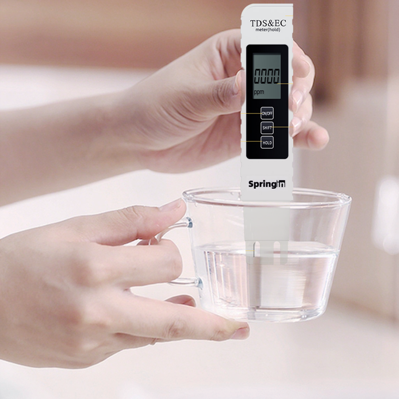 WaterScan | 3-in-1 TDS-waterkwaliteitstester – Draagbare LCD-meter voor TDS, geleidbaarheid en temperatuur