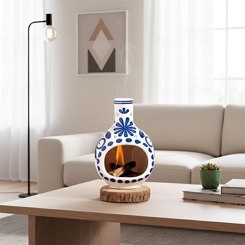 CeramiZen | Handgemaakte keramische Palo Santo-houder – stijlvolle wierookbrander voor meditatie