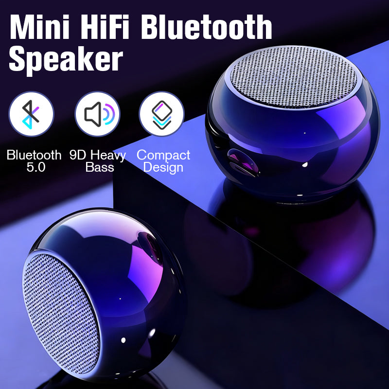 TonePod | Mini HiFi Bluetooth-luidspreker, draagbaar 360°-geluid, lange batterijduur, draadloze muziek