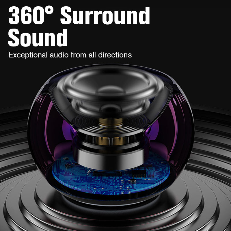 TonePod | Mini HiFi Bluetooth-luidspreker, draagbaar 360°-geluid, lange batterijduur, draadloze muziek