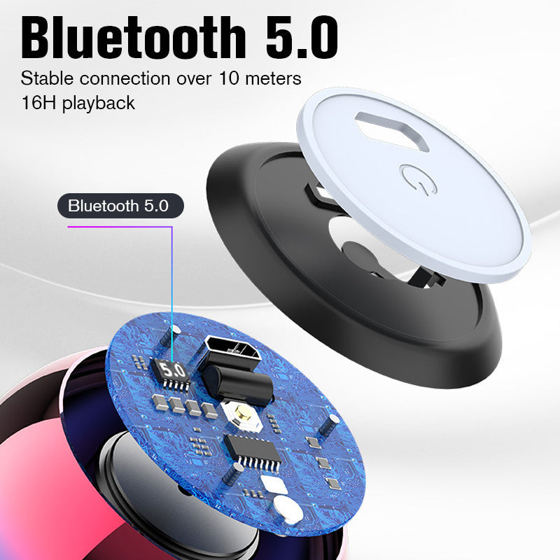 TonePod | Mini HiFi Bluetooth-luidspreker, draagbaar 360°-geluid, lange batterijduur, draadloze muziek