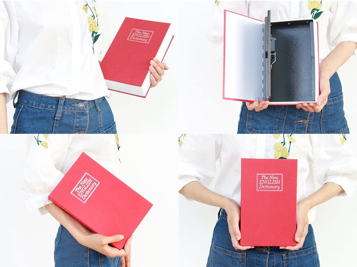 BookVault | Secret Boekendoos – Afsluitbare verborgen kluis voor contant geld, sieraden en waardevolle spullen, stijlvolle opbergruimt